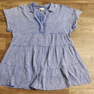 Umgee Blue Casual Dress